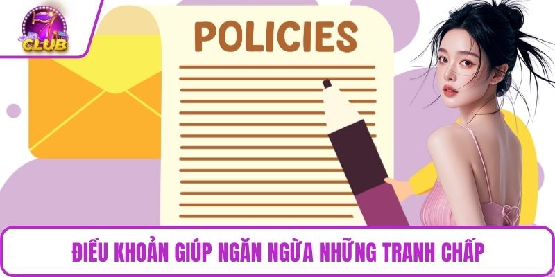 Điều khoản giúp ngăn ngừa những tranh chấp